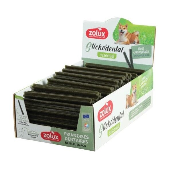 ZOLUX Przysmak dentystyczny dla psa STICKODENTAL M chlorofil 12cm 80szt