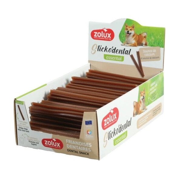 ZOLUX Przysmak dentystyczny dla psa STICKODENTAL M z wapniem 12cm 80szt