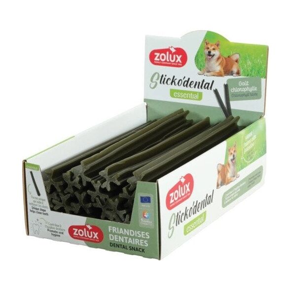 ZOLUX Przysmak dentystyczny dla psa STICKODENTAL L chlorofil 21cm 20szt