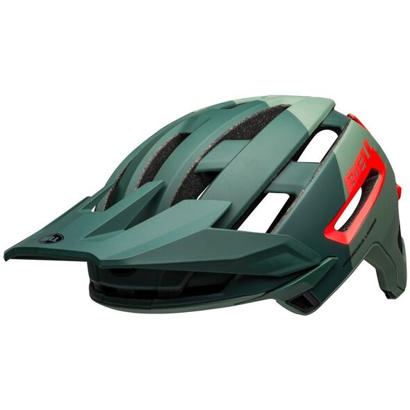 Kask mtb BELL SUPER AIR MIPS SPHERICAL matte gloss green infrared roz. L (58-62 cm) (NEW)