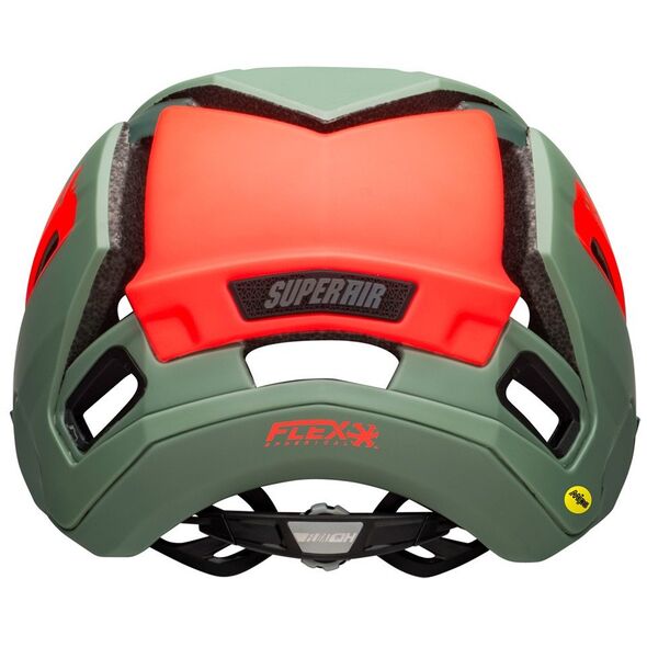 Kask mtb BELL SUPER AIR MIPS SPHERICAL matte gloss green infrared roz. L (58-62 cm) (NEW)