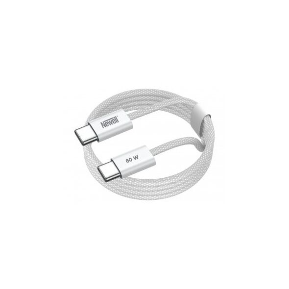 Kabel Newell USB-C - USB-C 60 W - 2 m, biały
