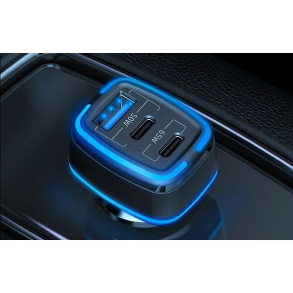 Ładowarka Samochodowa BlitzWolf BW-BC4 115W 3-Port USB-C PD QC FCP AFC SCP
