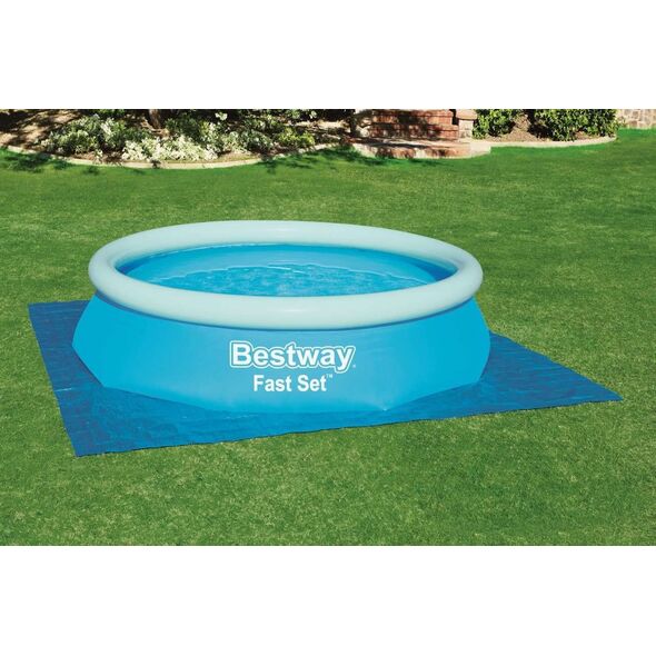 Pool mat BESTWAY, blue, 335 x 355 cm