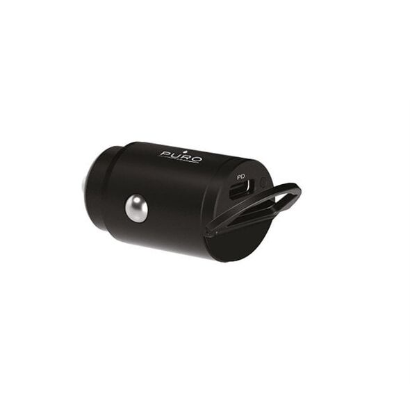 Ładowarka samochodowa Puro Mini 20W USB-C - czarna