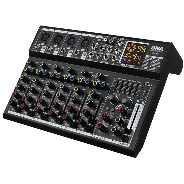 DNA QFX8 analogowy mikser dźwięku 8 kanałów Blueto