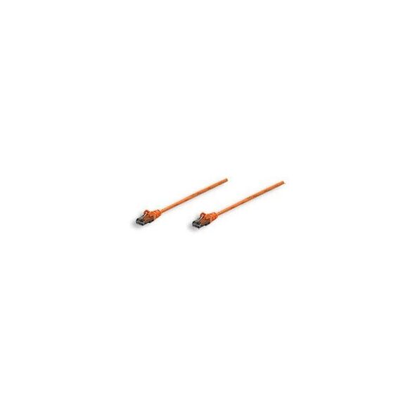 Patchcord Cat6 SFTP 3M 100% Cu pomarańcz