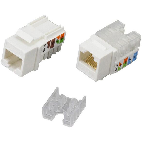 Zestaw 24 modułów Keystone Cat6 UTP z narzędziem zaciskowym