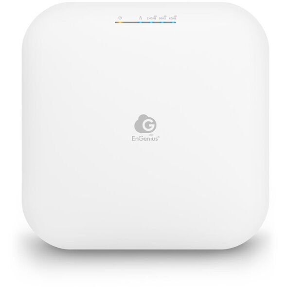 Wewnętrzny Access Point WiFi 6E 802.11ax, 5GbE, zarządzalny, EnGenius Cloud