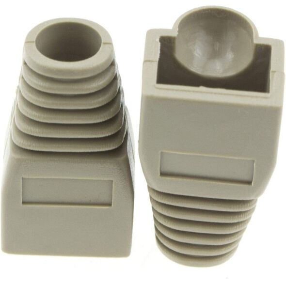 Osłonka wtyku RJ45 szara 10 sztuk