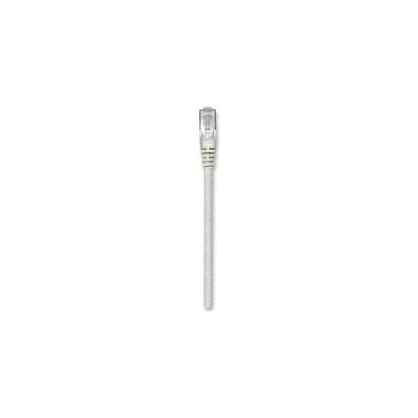 Patchcord Cat6 UTP 0,3m 100% CU szary