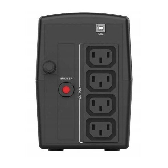 Zasilacz awaryjny UPS 1000VA 500W 9Ah 4x IEC C13
