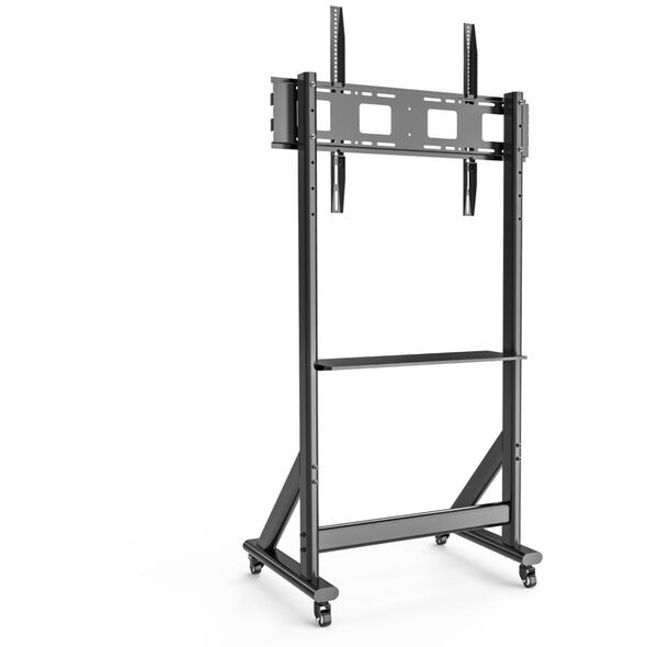 Stojak mobilny TV 55-100” do 120kg regulowany półka AV