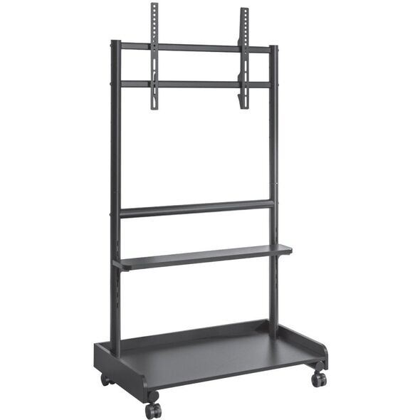 Stojak mobilny TV 50-86” do 68kg regulowany 2 półki AV