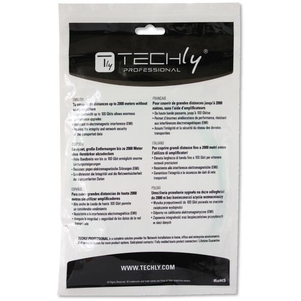 Patchcord światłowodowy OM4 50/125 MM LC-LC Duplex 1m