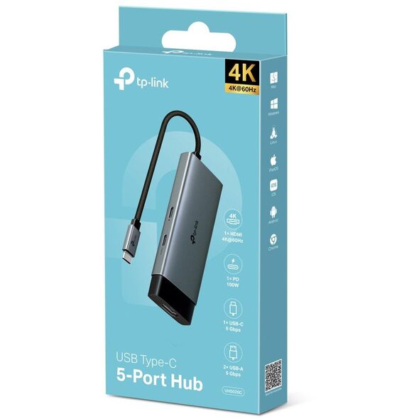 TP-Link HUB UH6120C USB-C 5-Port Hub