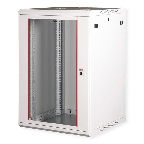 ROLINE 19 Szafa ścienna Basic Plus 18U, 600x600 BxT szara