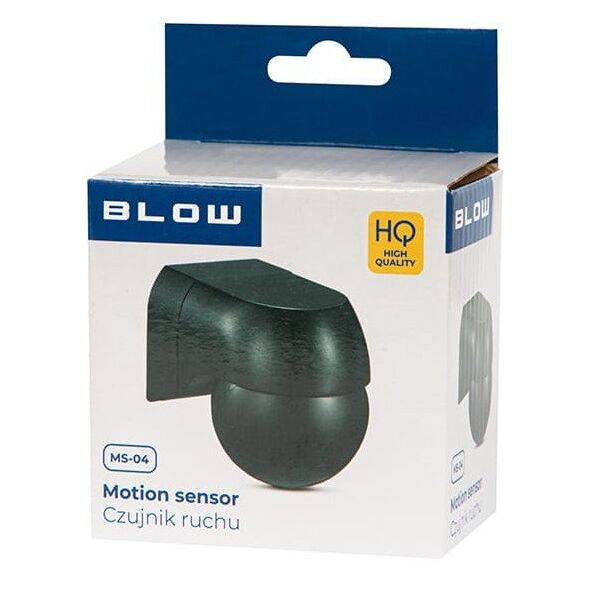 Czujnik ruchu  BLOW MS-04 czarny