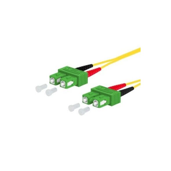 Kabel krosowy METZ CONNECT OpDAT, SC-D APC/SC-D APC OS2, 20 m
