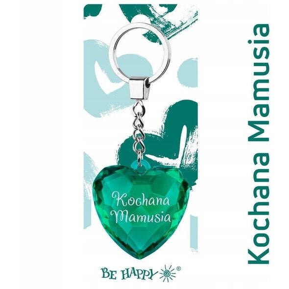 Brelok Serce Kochana Mamusia EDUKAMP