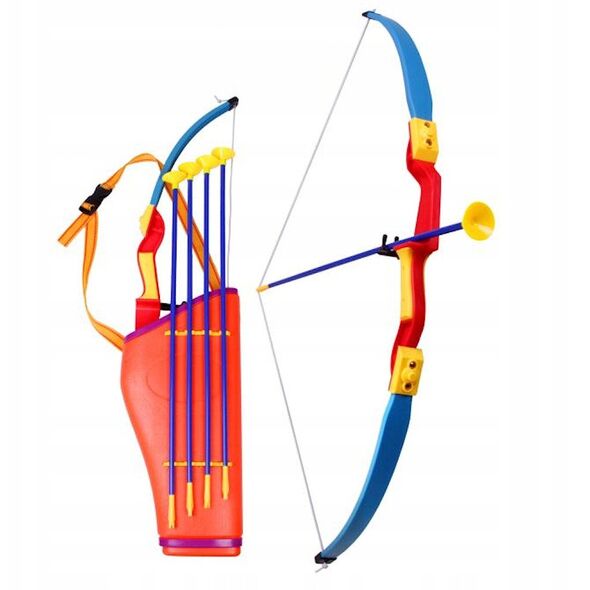 Toy bow, set includes 4 arrows, 75 x 19 x 4.5 cm