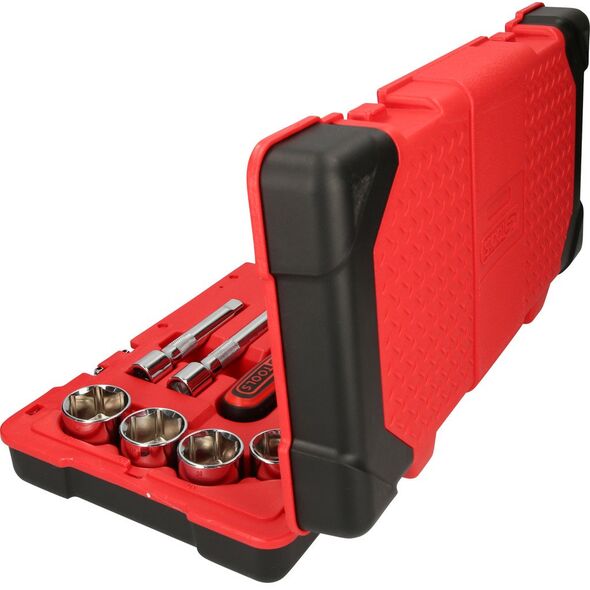 1/2" CHROMEplus galinių raktų komplektas 24pcs, KS Tools