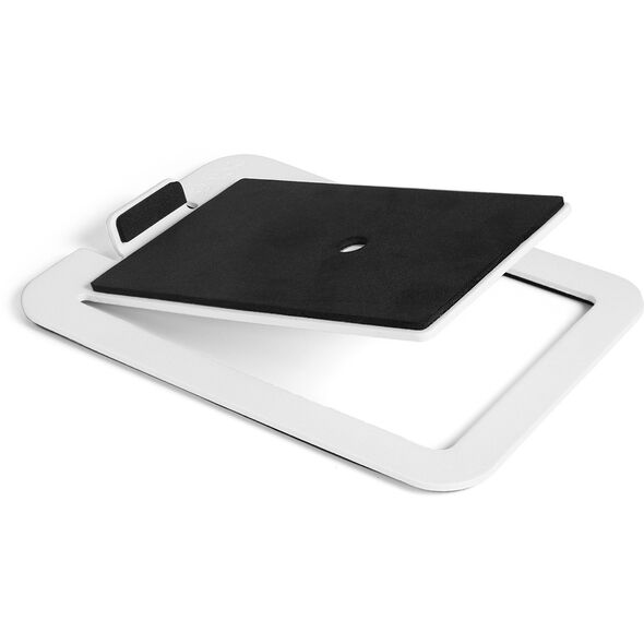 KANTO AUDIO DESKTOP SPEAKER STANDS FOR MIDSIZE SPEAKERS - WHITE (PAIR)