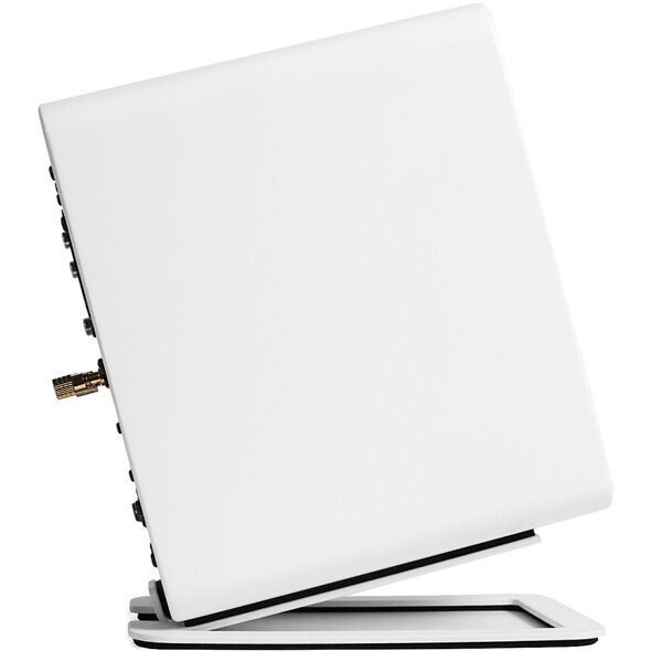 KANTO AUDIO DESKTOP SPEAKER STANDS FOR MIDSIZE SPEAKERS - WHITE (PAIR)