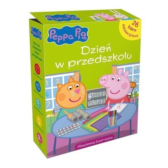 Świnka Peppa. Dzień w przedszkolu karty edu.