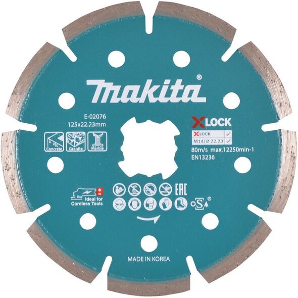 Makita Diamantsch. 125mm X-Lock Beton