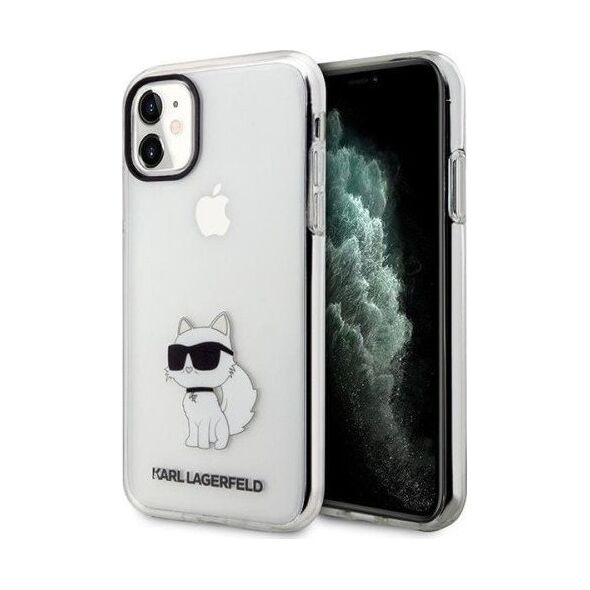 Karl Lagerfeld Etui Karl Lagerfeld KLHCN61HNCHTCT Apple iPhone 11/XR transparent hardcase Ikonik Choupette