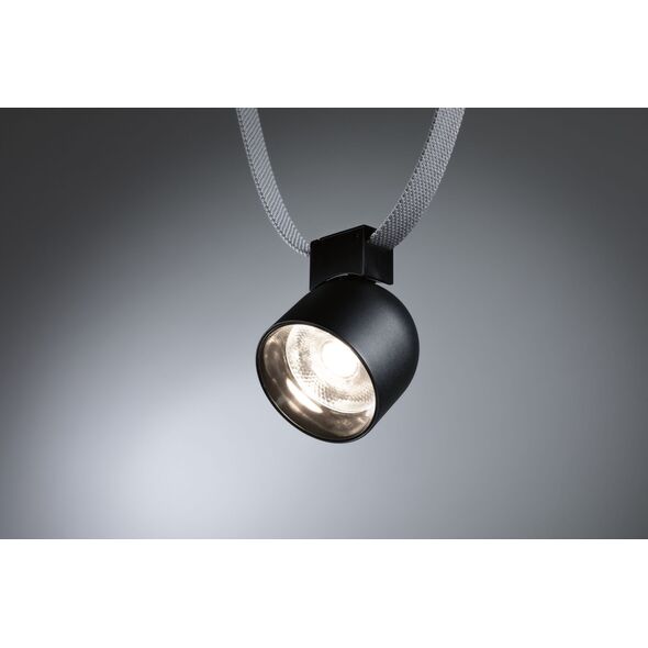 Σύστημα προβολέα ULine RONDE LED 7W 405lm 3000K 85mm IP20 48V μαύρο / αλουμίνιο