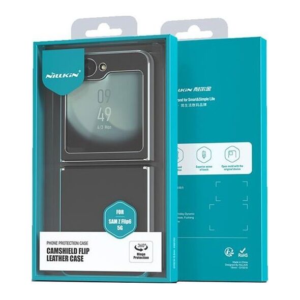 Nillkin Etui Nillkin Camshield Flip Leather Samsung Galaxy Z Flip 6 black/czarny