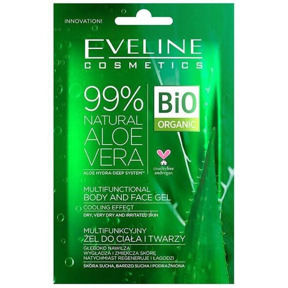 Eveline 99% Natural Aloe Vera Gel multifunkcyjny żel do ciała i twarzy 20ml