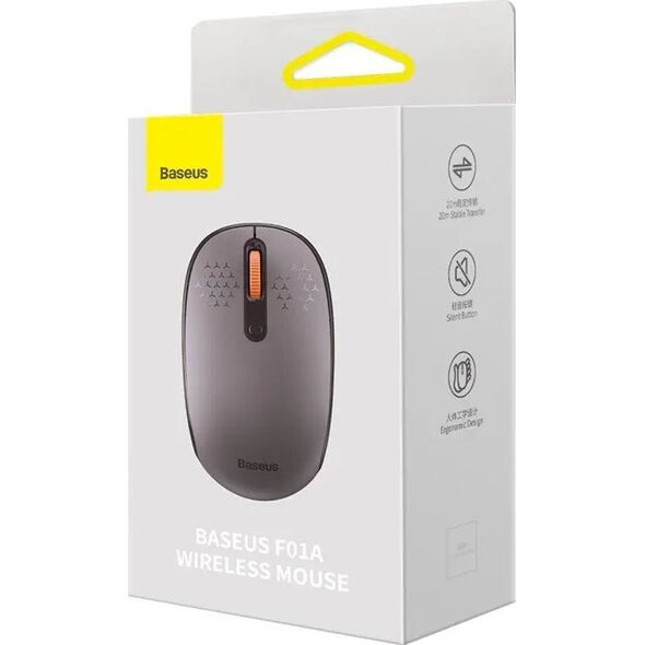 Mysz Baseus F01A szara (B01055502833-00)