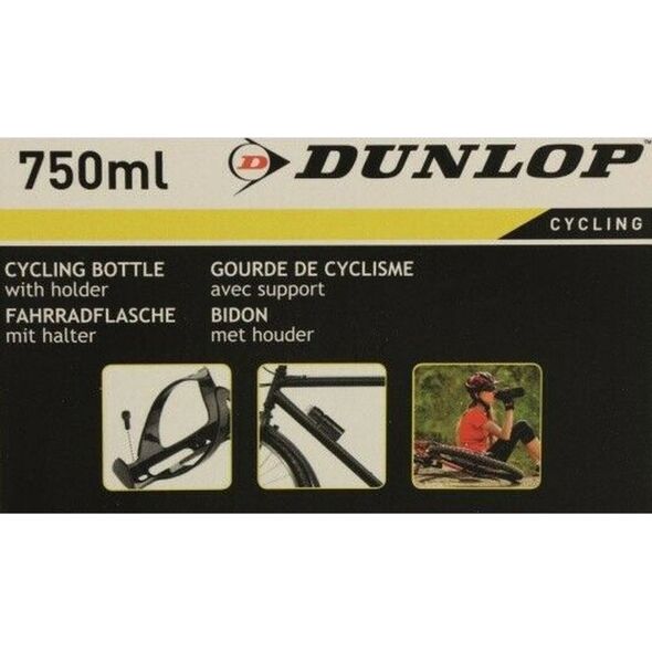 Dunlop Bidon rowerowy Dunlop 750ml z koszykiem