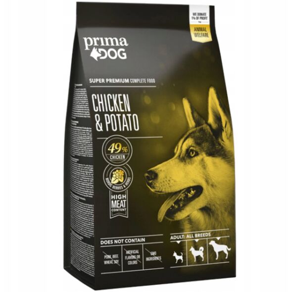 PRIMADOG DRY FOOD CHICKEN-POTATO 10 KG