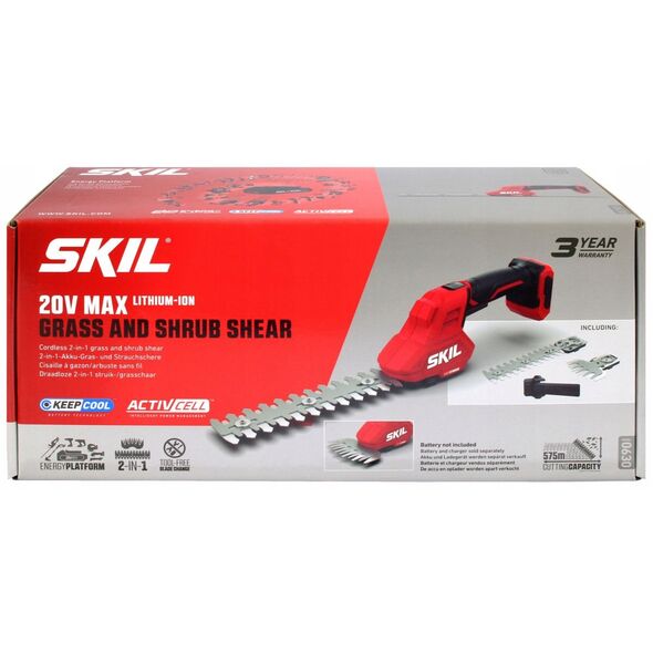 CORDL GRASS SHRUB SHEAR 0630CA 20V 2IN1
