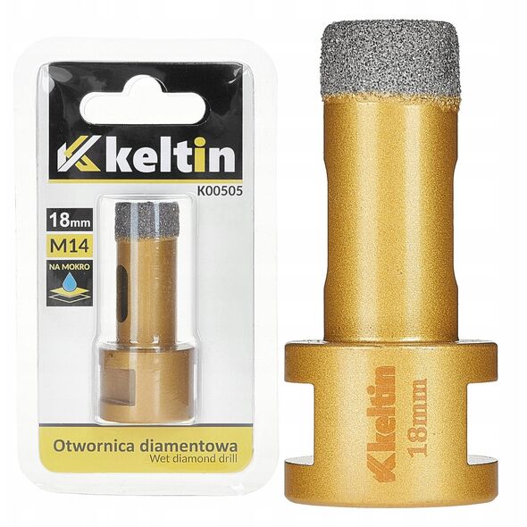 Otwornica diamentowa do gresu 18mm M14 (100)