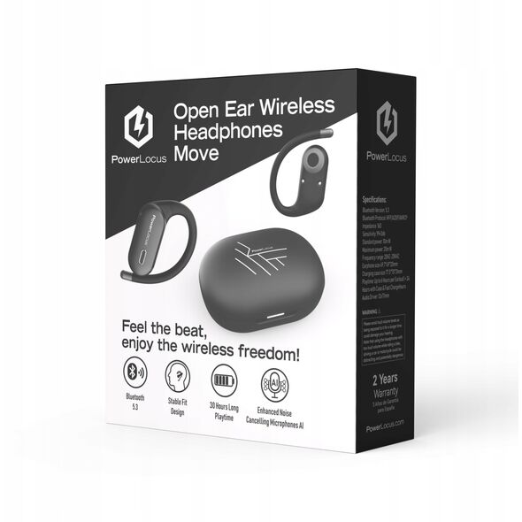 Ακουστικά Bluetooth PowerLocus Open Ear Move