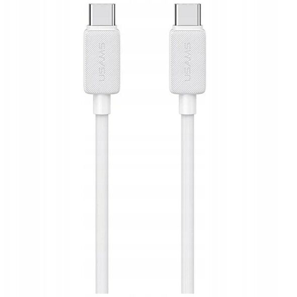 Kabel USAMS KY Series US-SJ691 60W USB-C do USB-C 1m biały