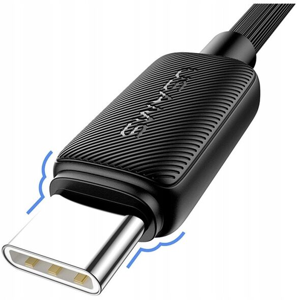 Kabel USAMS KY Series US-SJ691 60W USB-C do USB-C 1m czarny