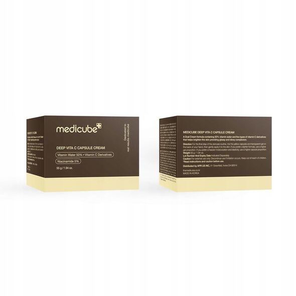 MEDICUBE_Deep Vita C Capsule Cream krem do twarzy rozjaśniająco-ujędrniający 55g