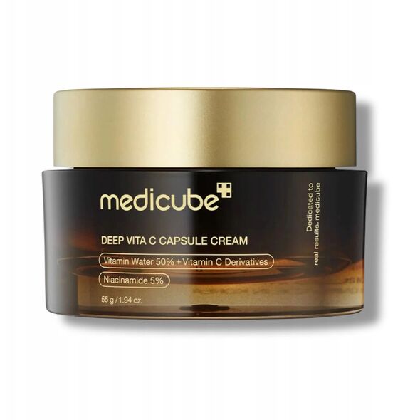 MEDICUBE_Deep Vita C Capsule Cream krem do twarzy rozjaśniająco-ujędrniający 55g