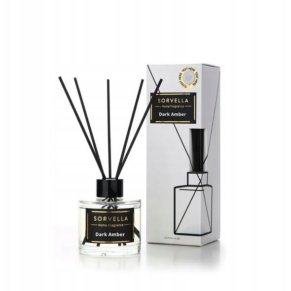 SORVELLA Home Diffuser patyczki zapachowe Dark Amber 120ml