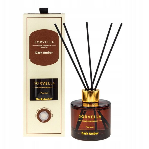 SORVELLA Home Diffuser patyczki zapachowe Dark Amber 120ml