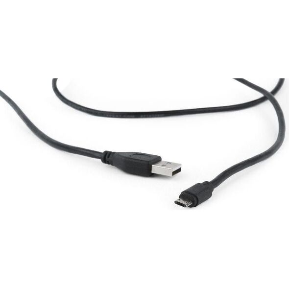 Kabel USB Gembird USB-A - 2 m Czarny (CCB-USB2-AMmDM-6)
