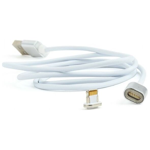 Kabel USB Gembird USB-A - Lightning 1 m Srebrny (CC-USB2-AMLMM-1M)