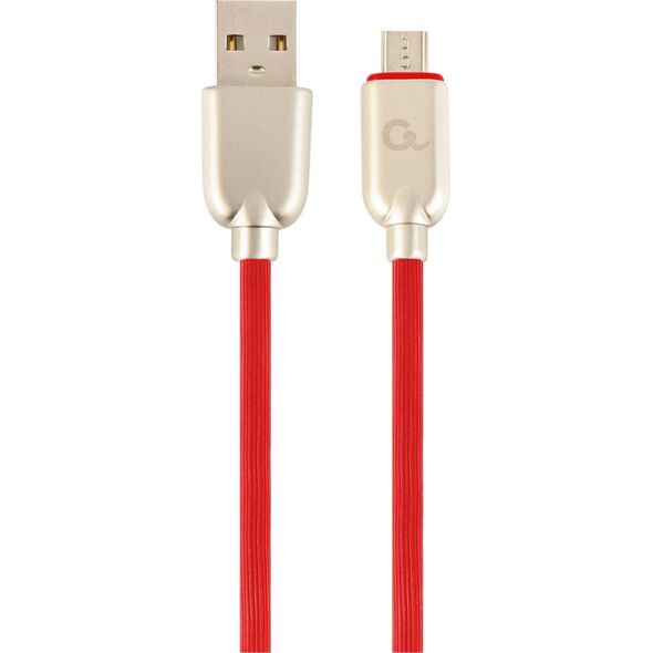 Kabel USB Gembird USB-A - microUSB 1 m Czerwony (CC-USB2R-AMmBM-1M-R)