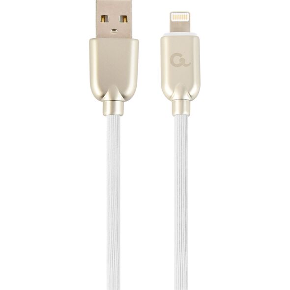Kabel USB Gembird USB-A - Lightning 2 m Biały (CC-USB2R-AMLM-2M-W)